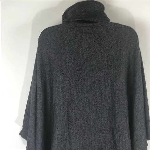 Joie sweater Womens XS Merino Wool Poncho Sweater Jalea B Cowl Neck gray pockets - Picture 6 of 10